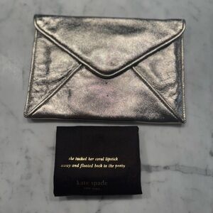 Gold Kate Spade Clutch